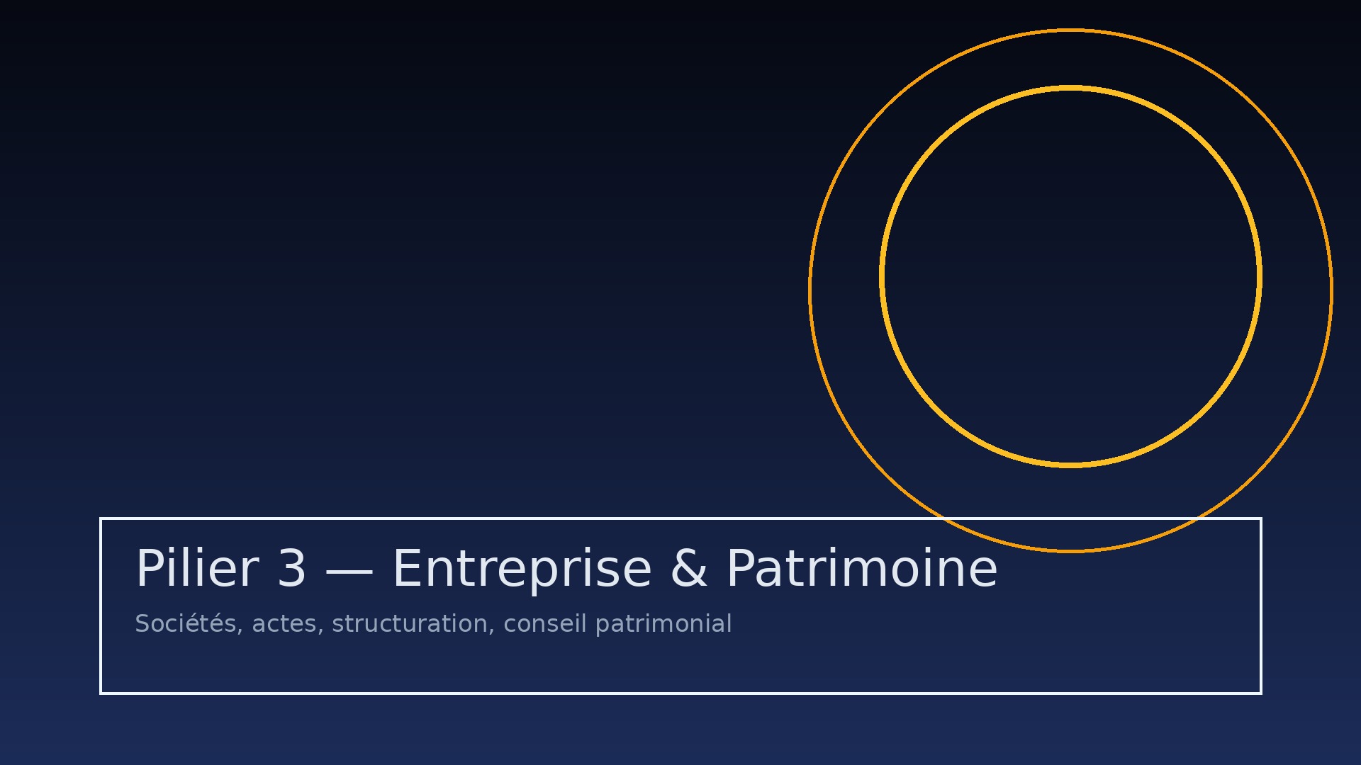 Entreprise et patrimoine